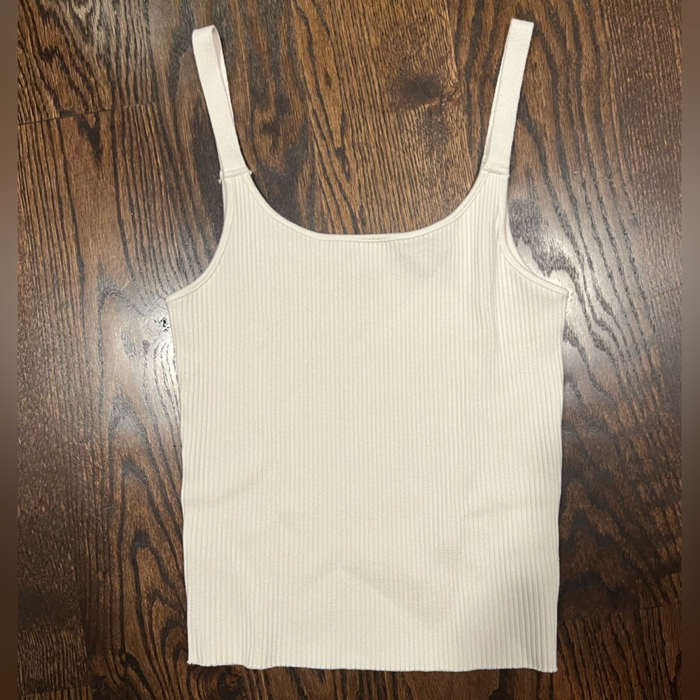 VINCE Ribbed Knit Tank Top - Size Small